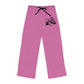 Women's Pajama Pants - Pink American Flag & Tent