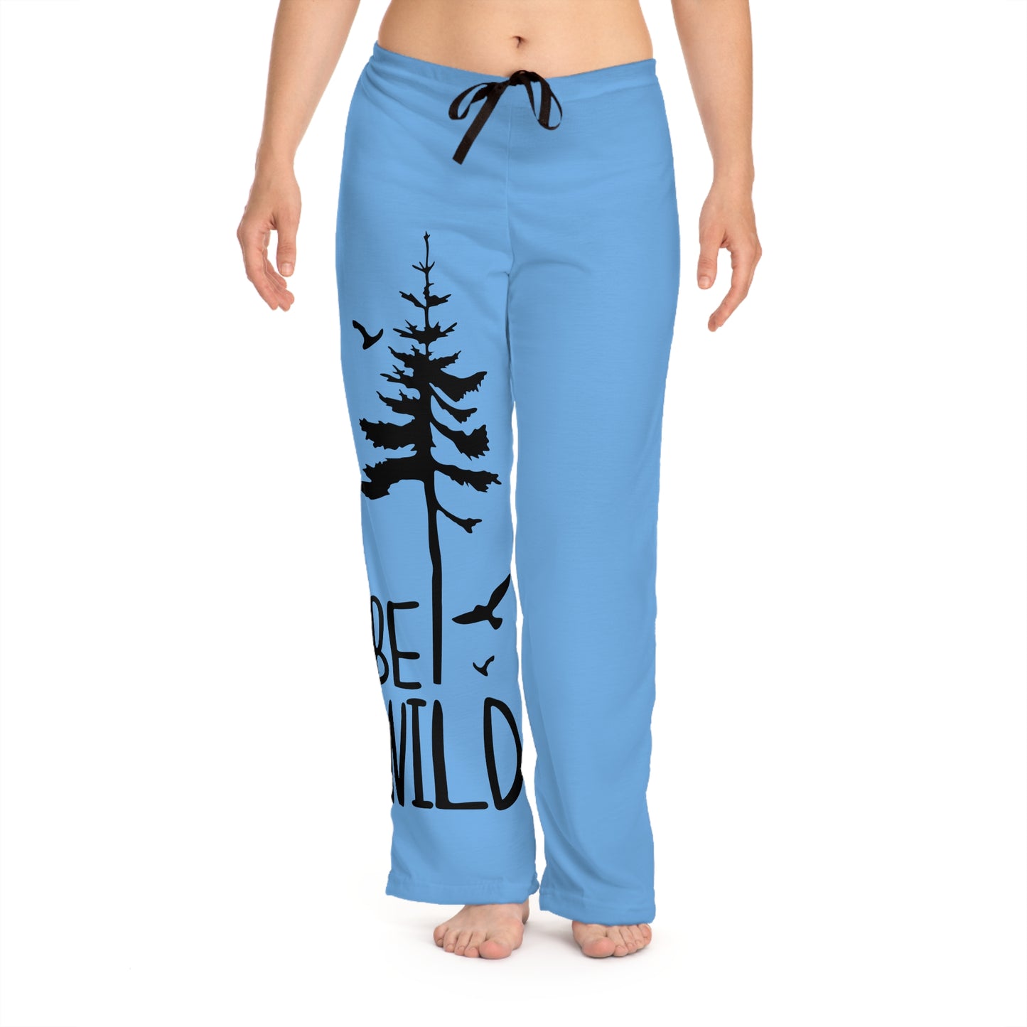 Women's Pajama Pants - Blue 'Be Wild'