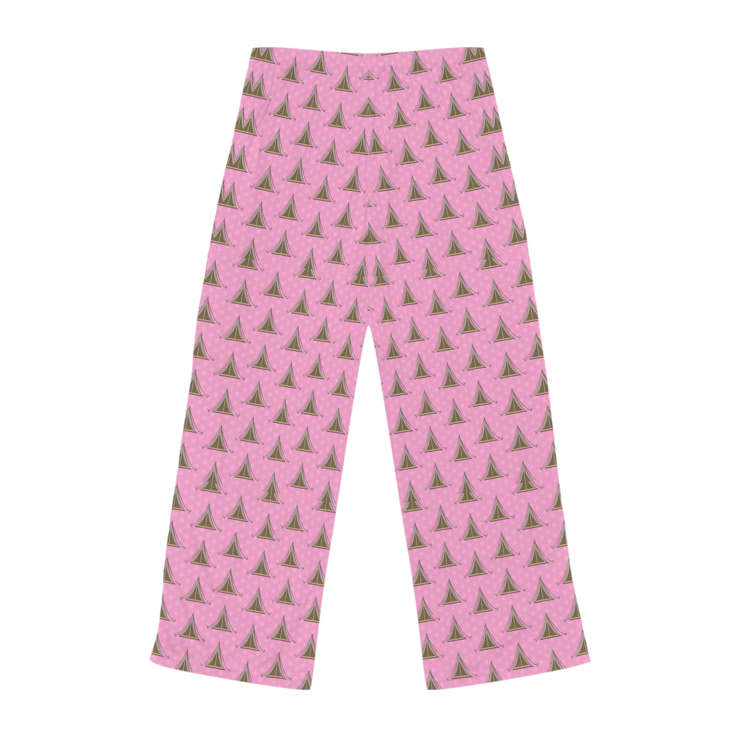 Women's Pajama Pants - Polka Dots and Tents