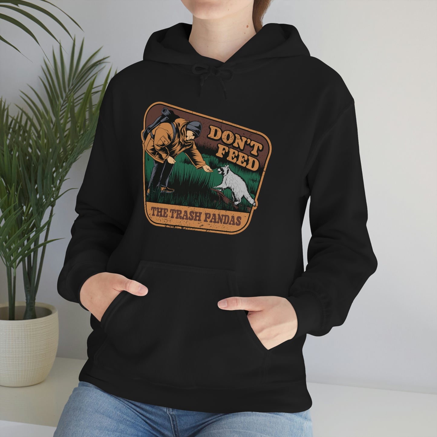 Funny Animal Meme Hoodie - Don't Feed the Trash Pandas