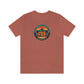 The Outdoor POD Store: Vintage Camping Tee - Eat, Sleep, Camp, Repeat. Heather Clay