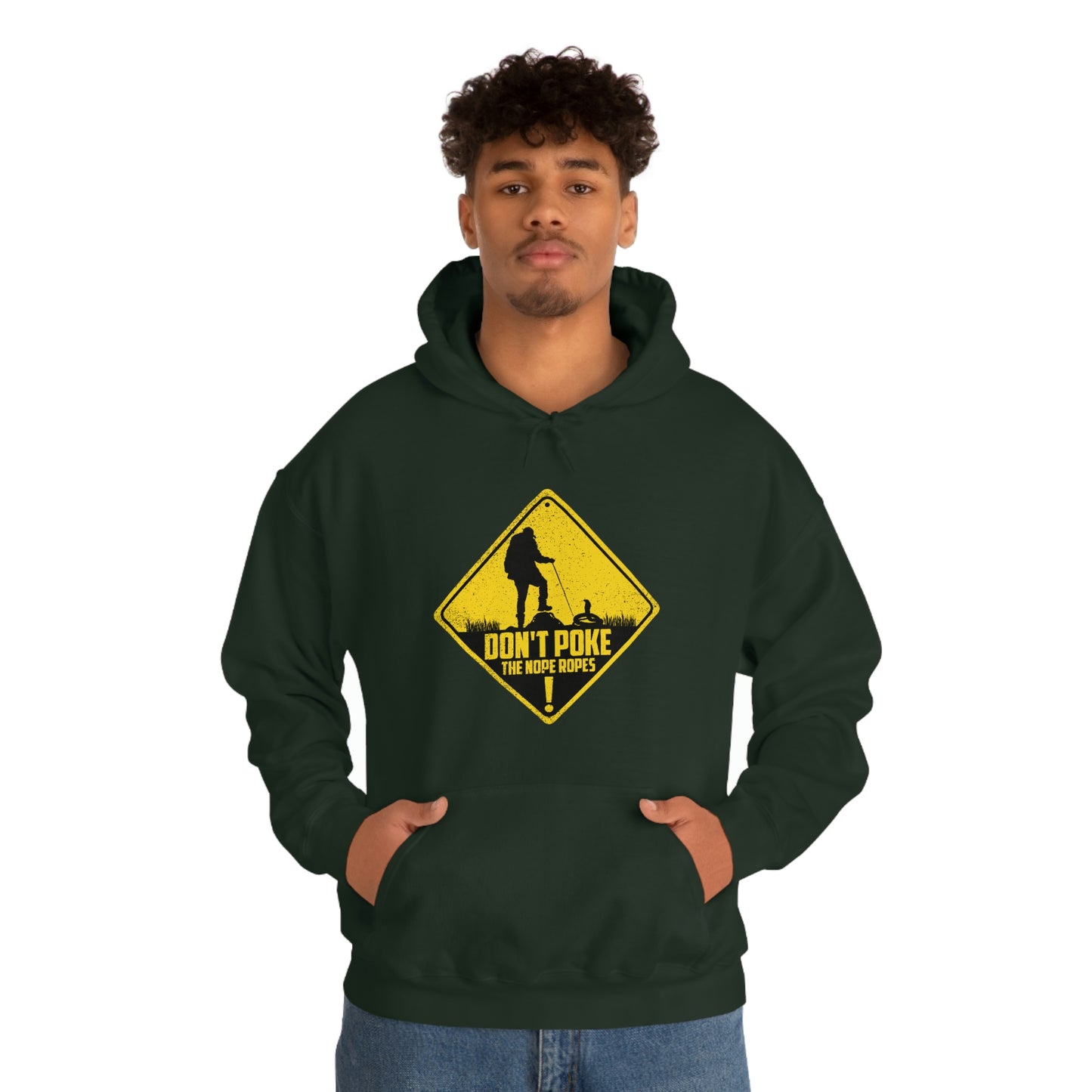 Funny Animal Meme Hoodie - Don't Poke the Nope Ropes