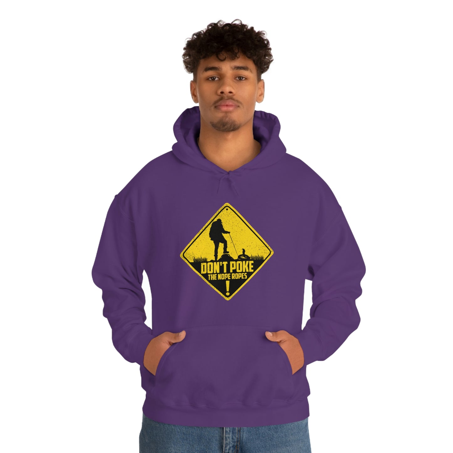 Funny Animal Meme Hoodie - Don't Poke the Nope Ropes